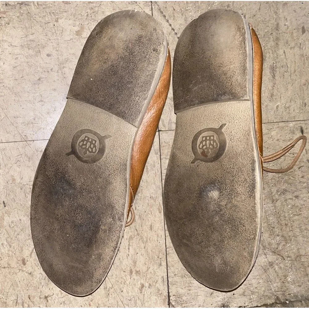 Born Oxford Brown Leather‎ Lace Up   Comfort Shoe Men Size 12M